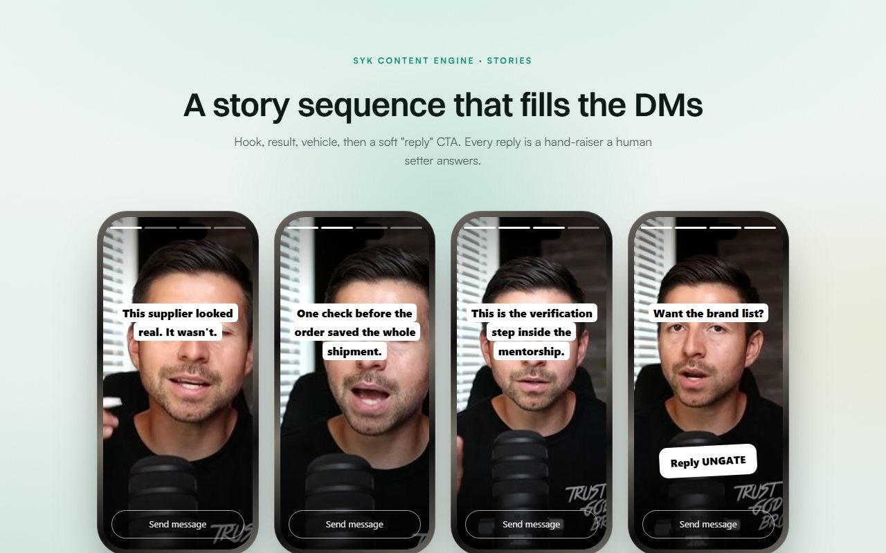 Story sequence preview